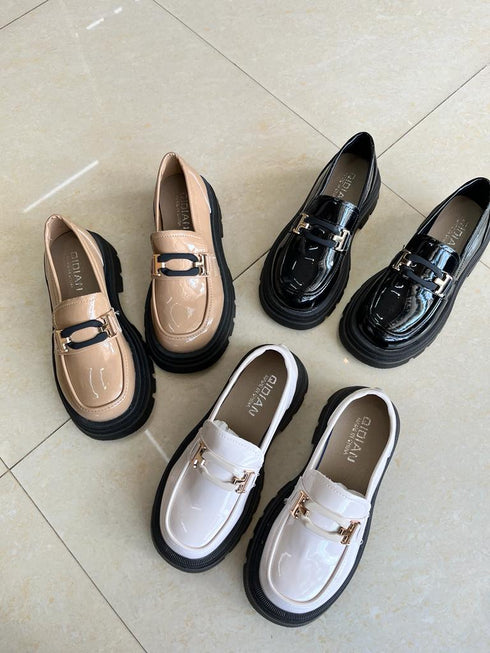 Thick Chunky Platform Loafers